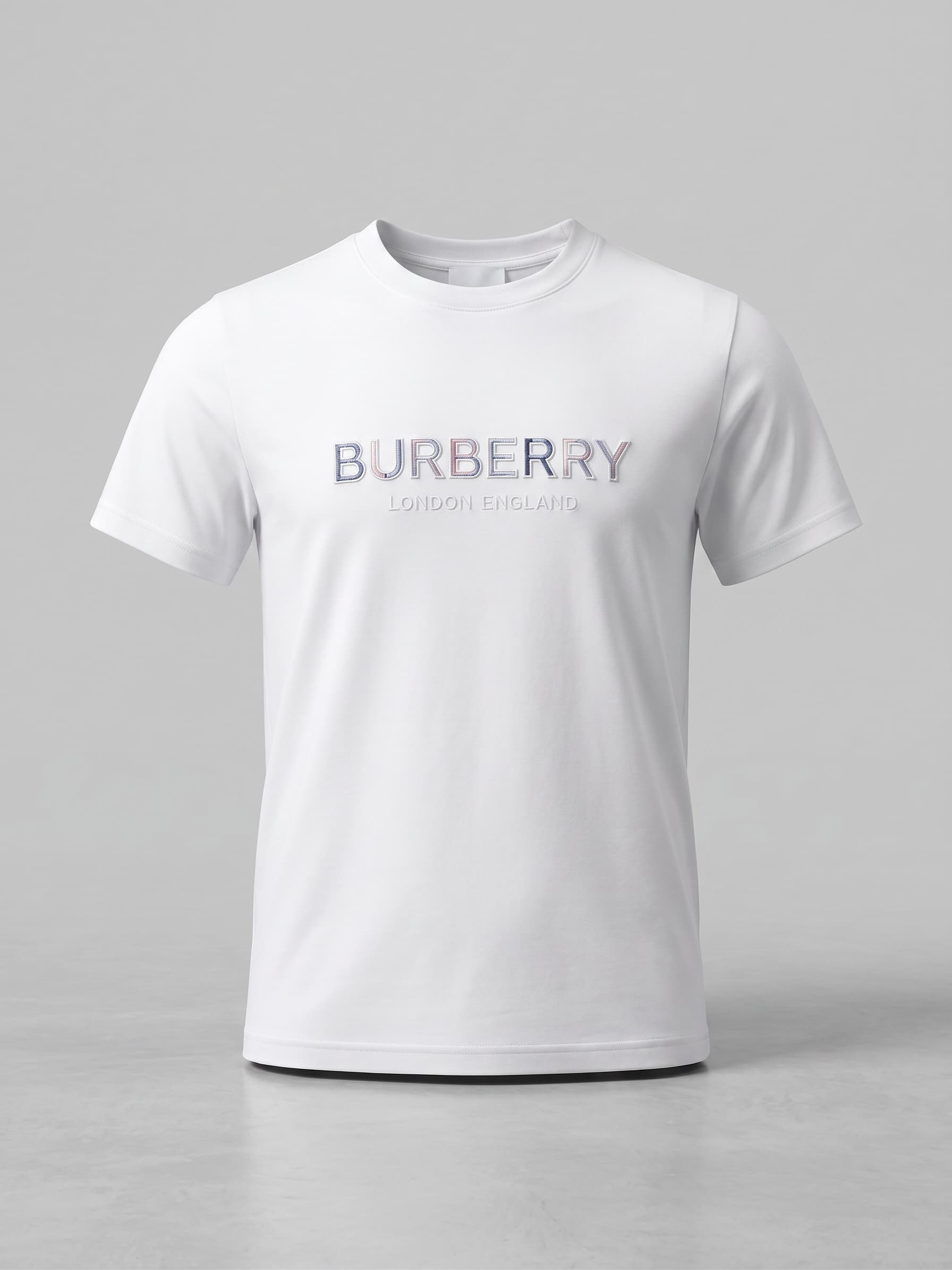 Burberry Embroidered Check Logo